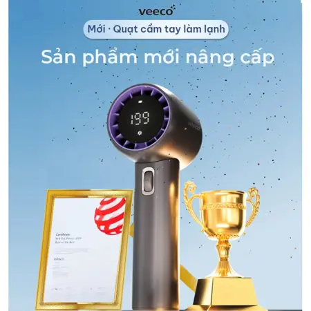 Quạt Mini VEECO dùng pin sạc 6901234126785