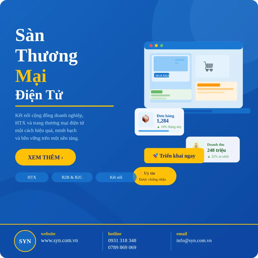 Sàn thương mại kết nối cộng đồng doanh nghiệp