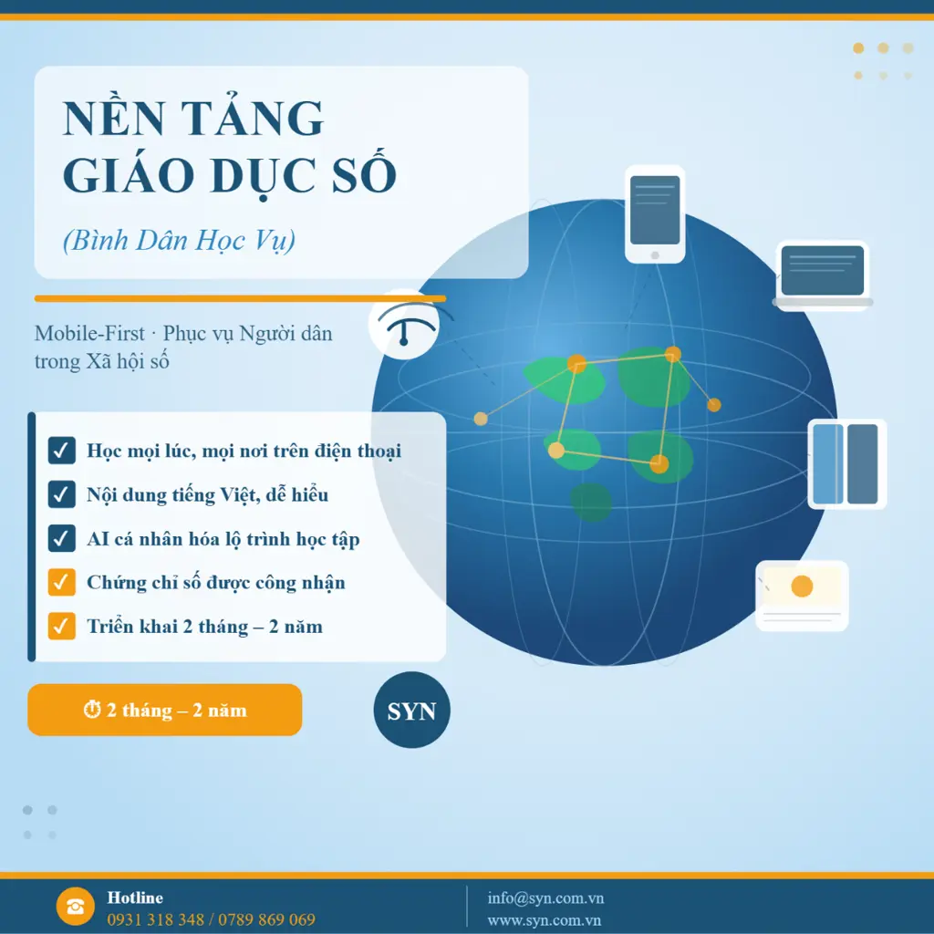 Nền tảng Giáo dục Số (Bình dân Học vụ)