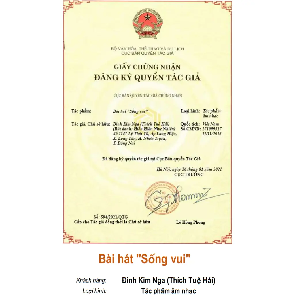 Bài hát "Sống vui"