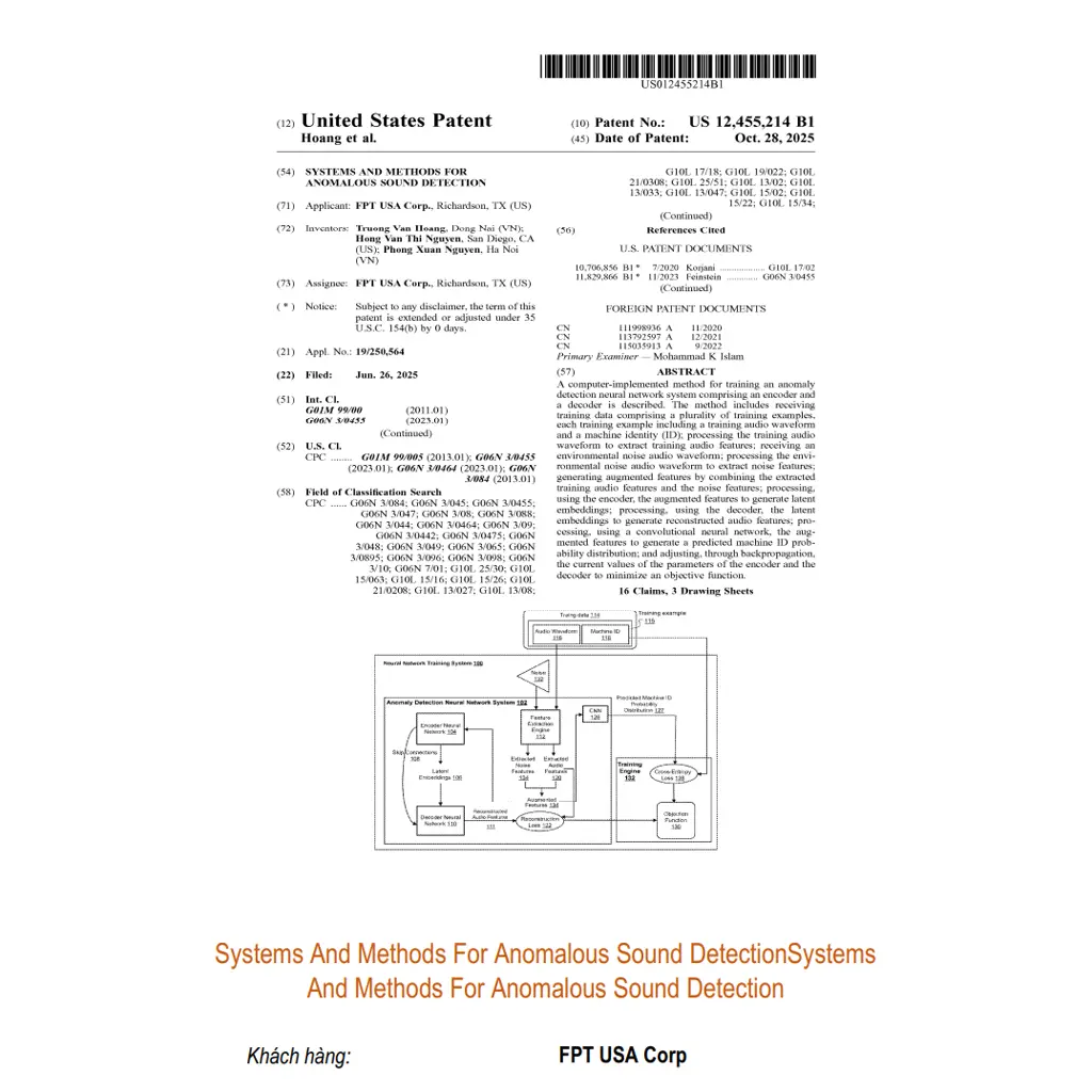 Systems And Methods For Anomalous Sound DetectionSystems And Methods For Anomalous Sound Detection