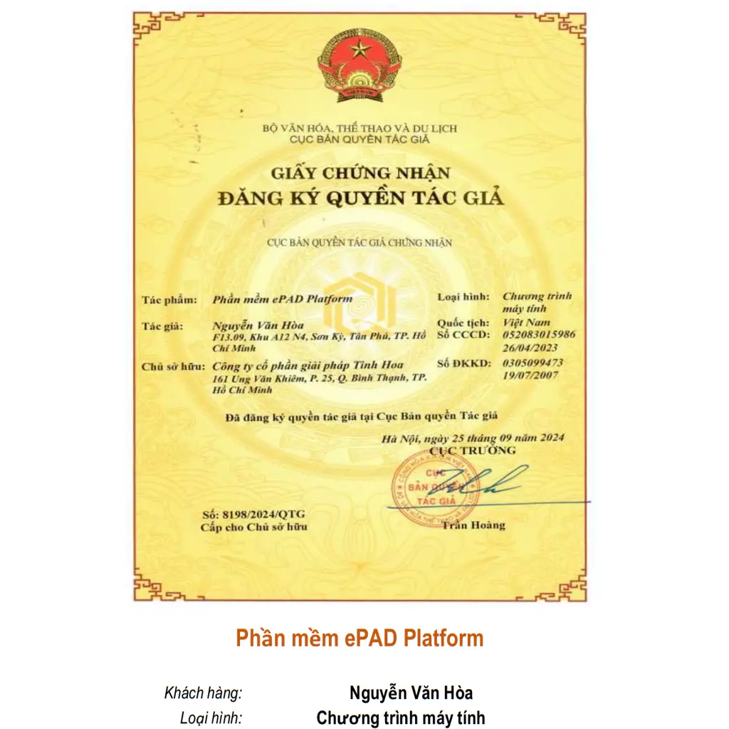 Phần mềm ePAD Platform