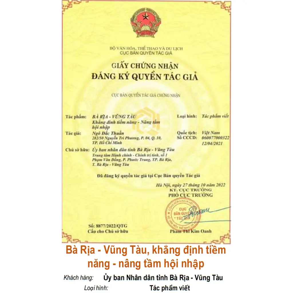 Bà Rịa - Vũng Tàu, khẳng định tiềm năng - nâng tầm hội nhập
