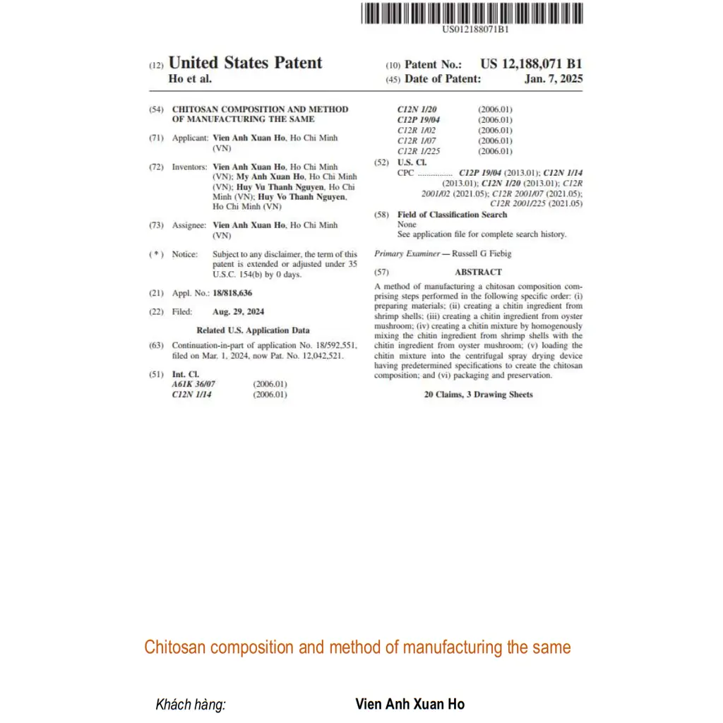 Chitosan composition and method of manufacturing the same